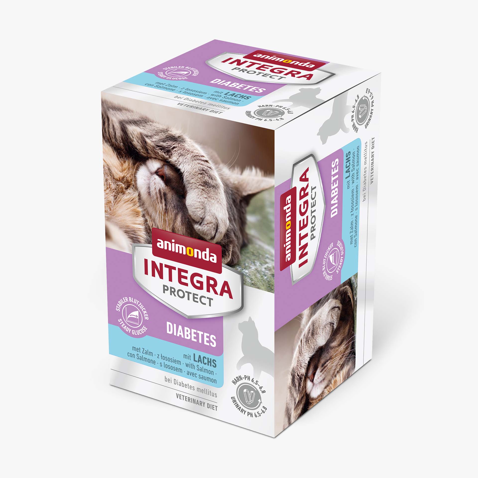 84412 animonda INTEGRA PROTECT Adult Diabetes mit Lachs Katze Nassfutter