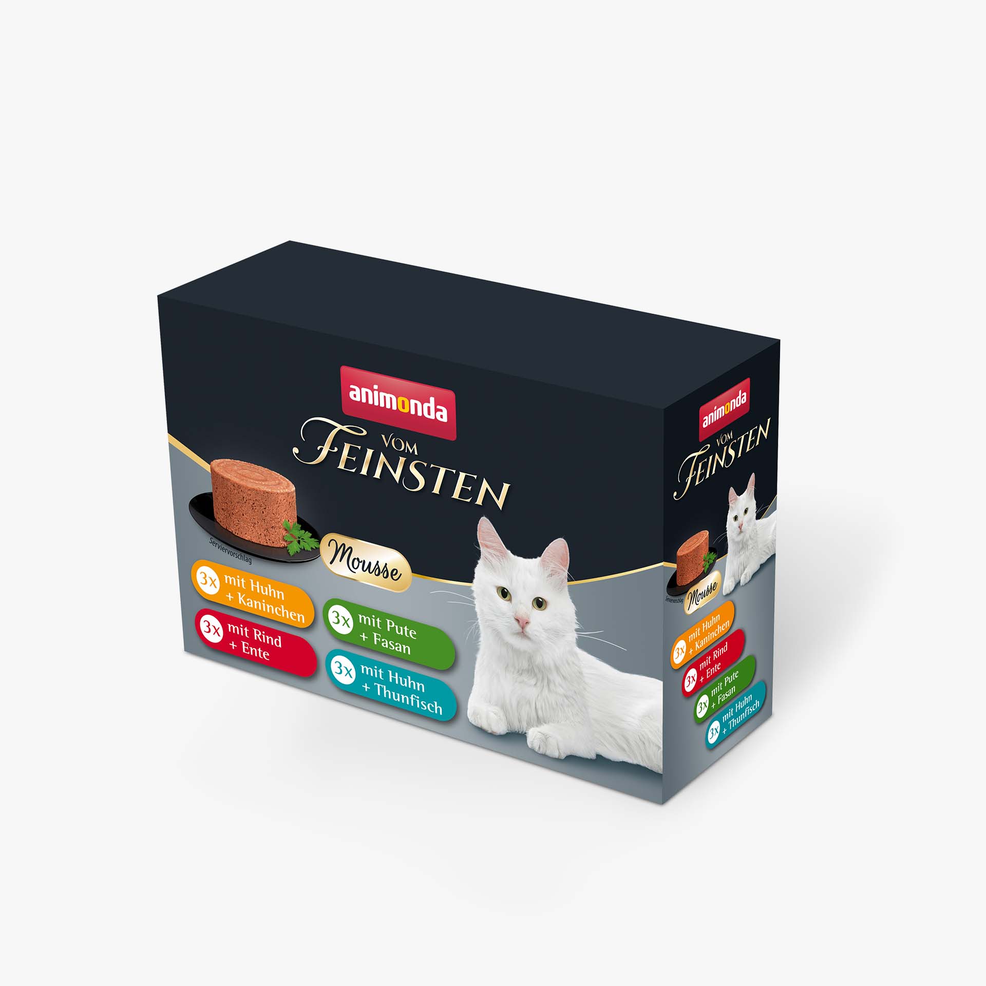 83623 animonda Vom Feinsten Adult Mousse Vielfalt Katze Nassfutter