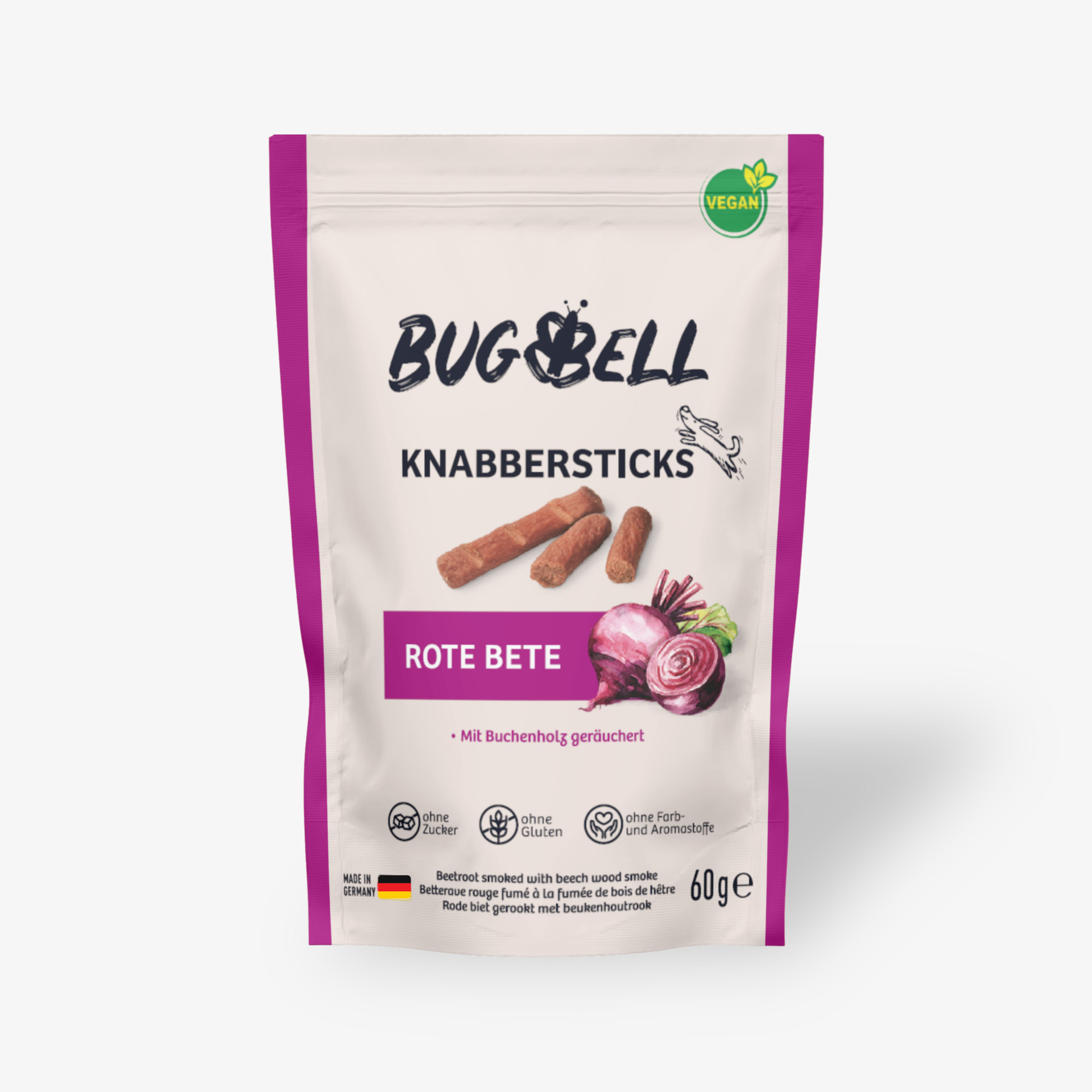 84678 BugBell Bugbell Junior  Adult  Senior Rot Rote Bete Hund Snacks