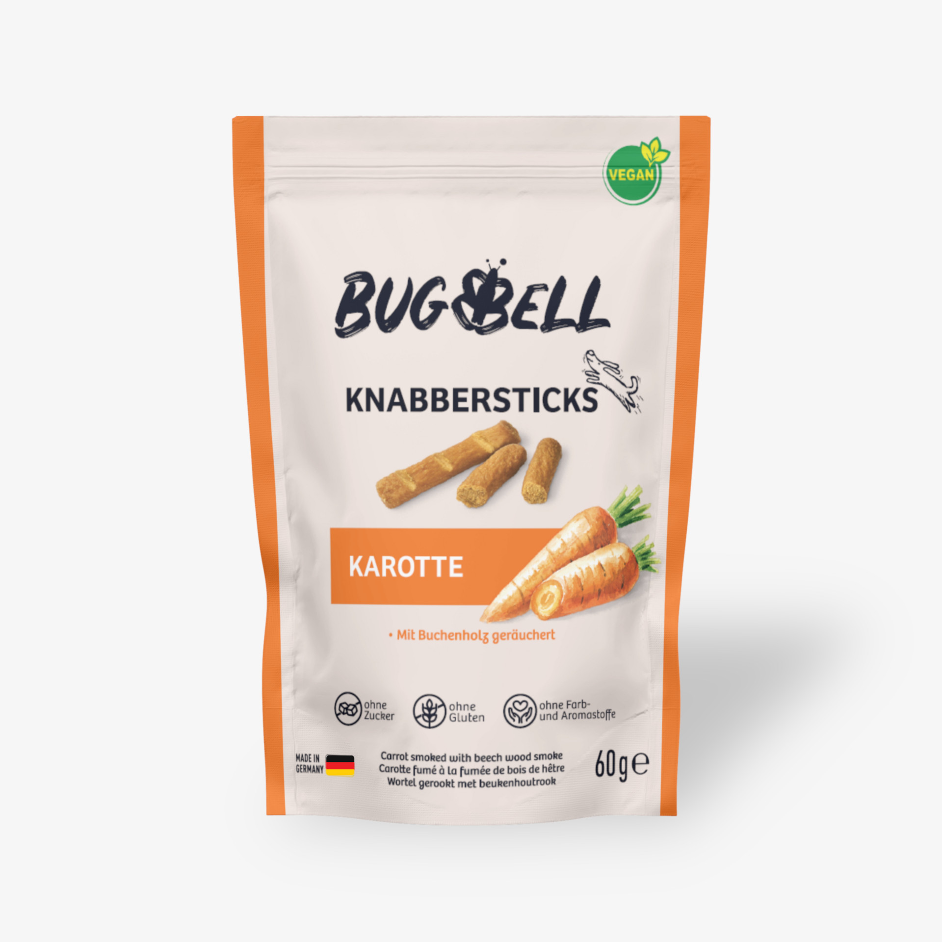 84677 BugBell Bugbell Junior  Adult  Senior Orange Karotte Hund Snacks