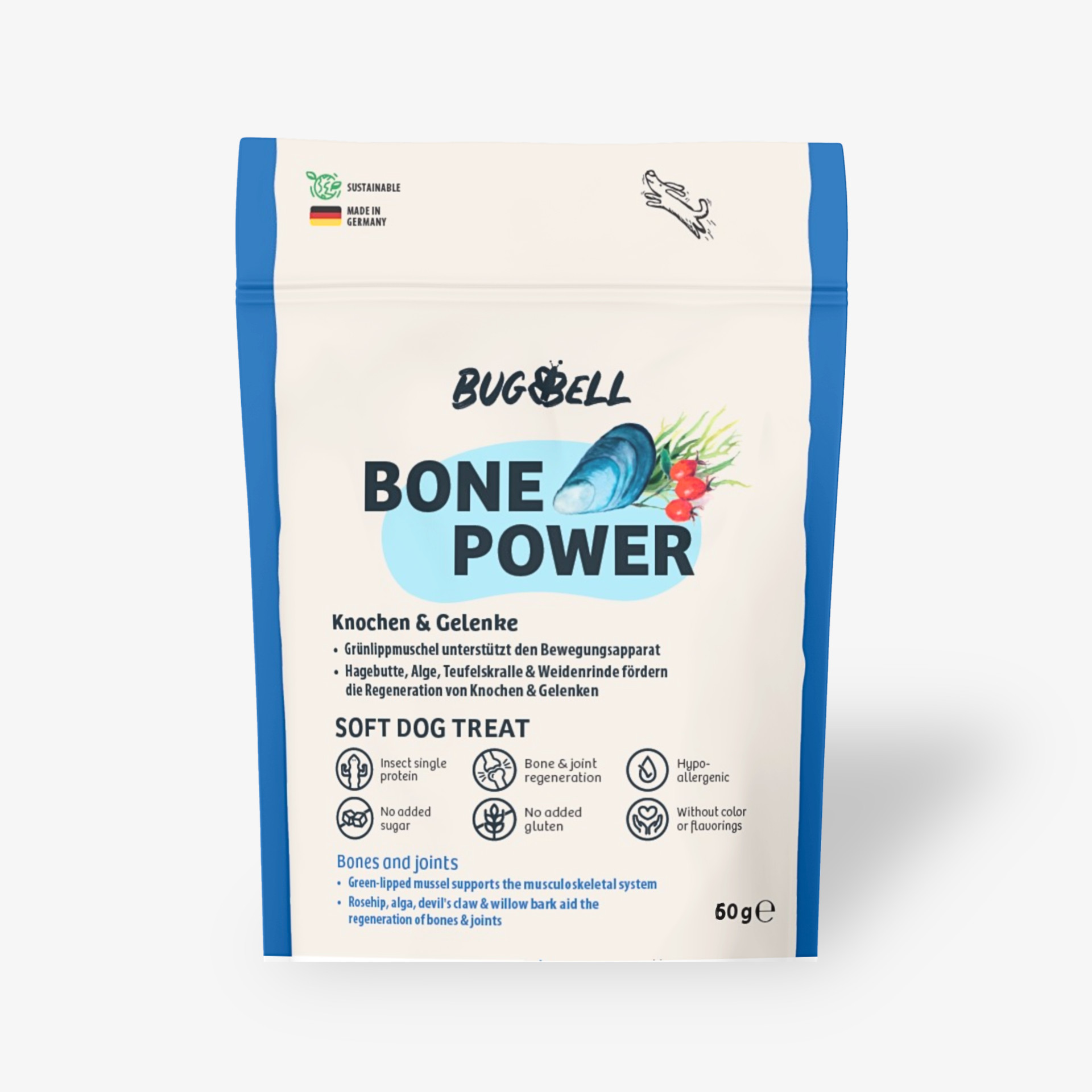 84683 BugBell BugBell Junior  Adult  Senior Softer Funktionssnack BonePower Hund Snacks