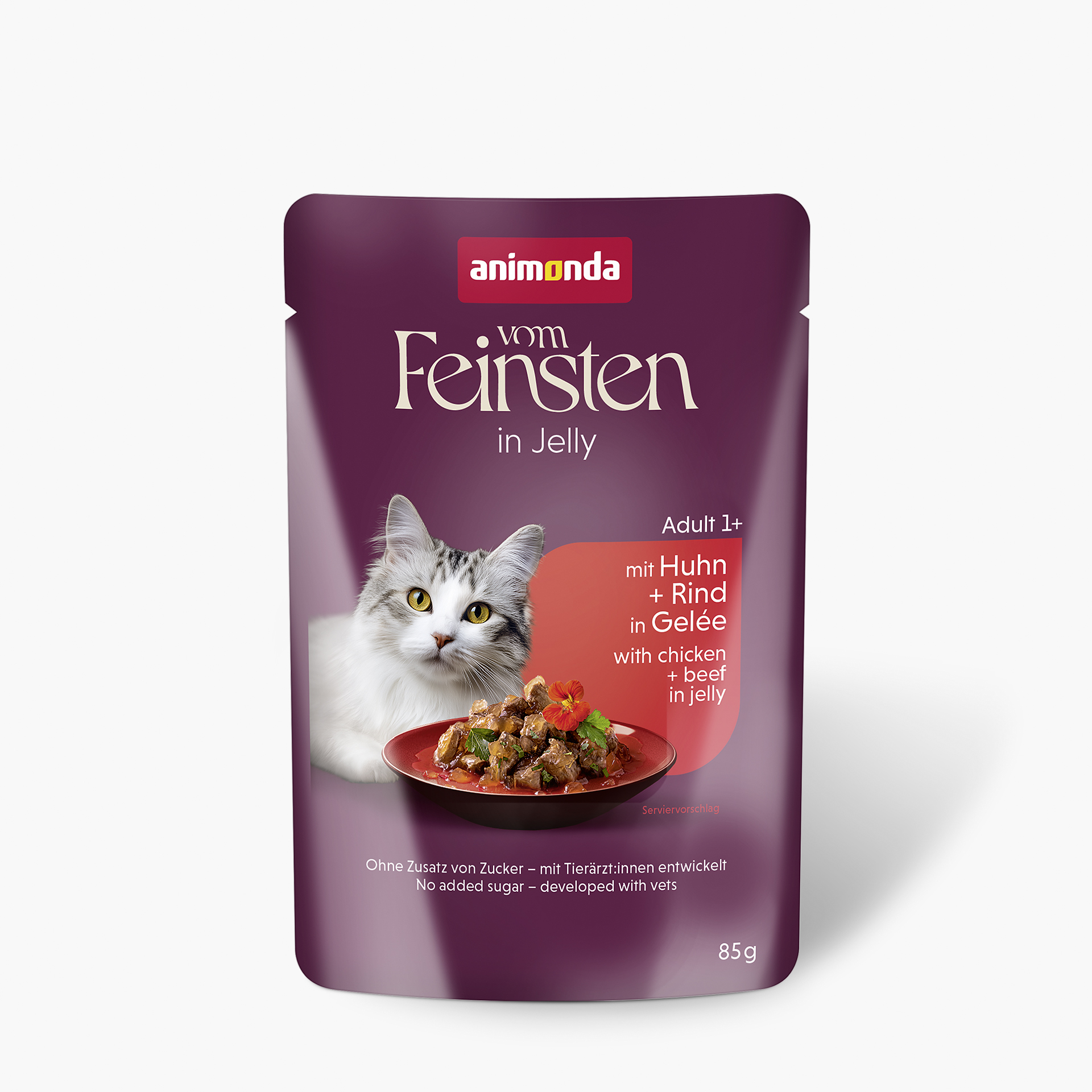 Vom Feinsten Adult in Jelly mit Huhn + Rind