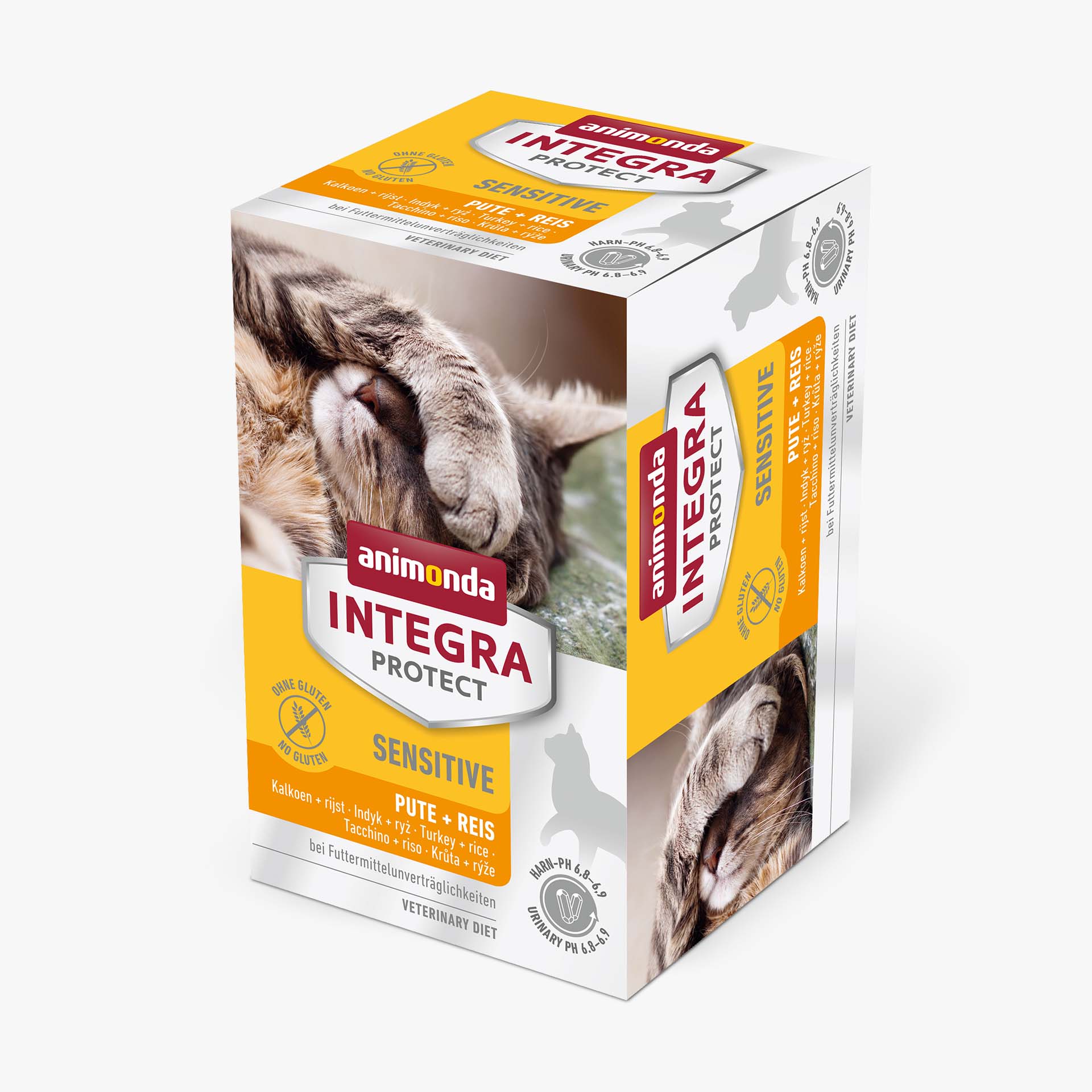 84473 animonda INTEGRA PROTECT Adult Sensitive Pute und Reis Katze Nassfutter