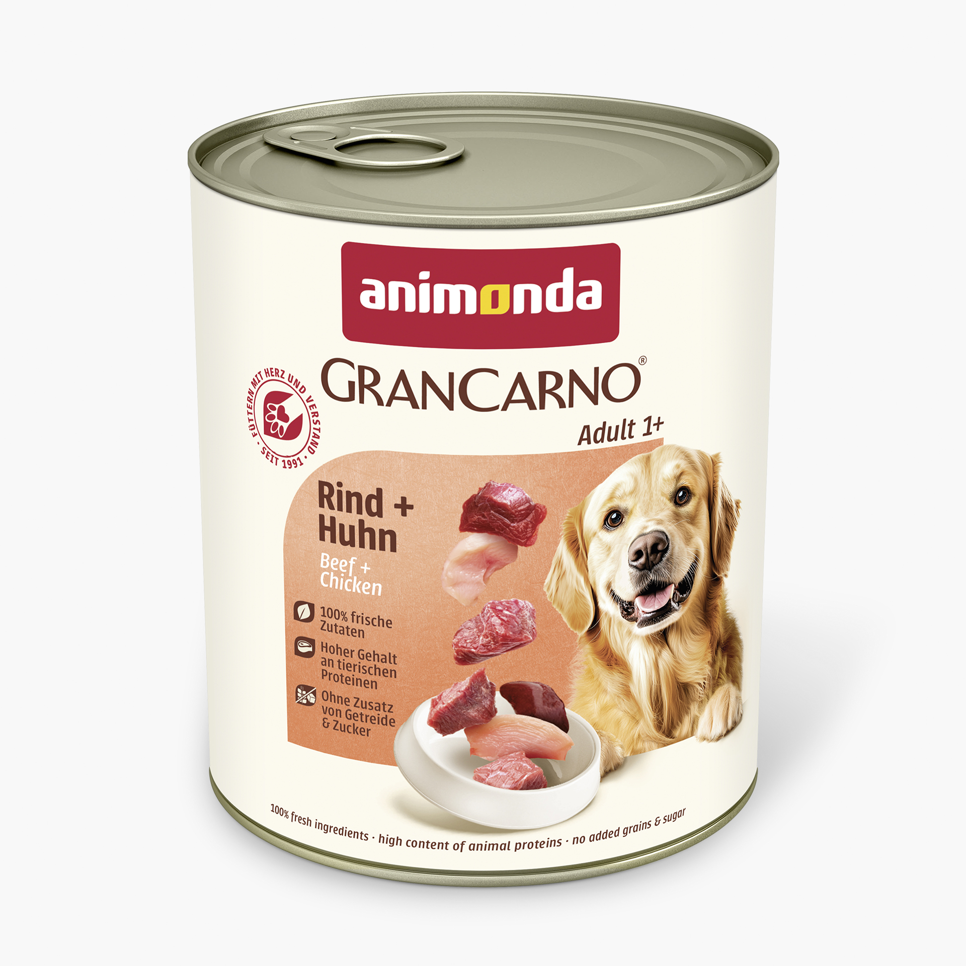 82741 animonda GranCarno Adult Rind und Huhn Hund Nassfutter