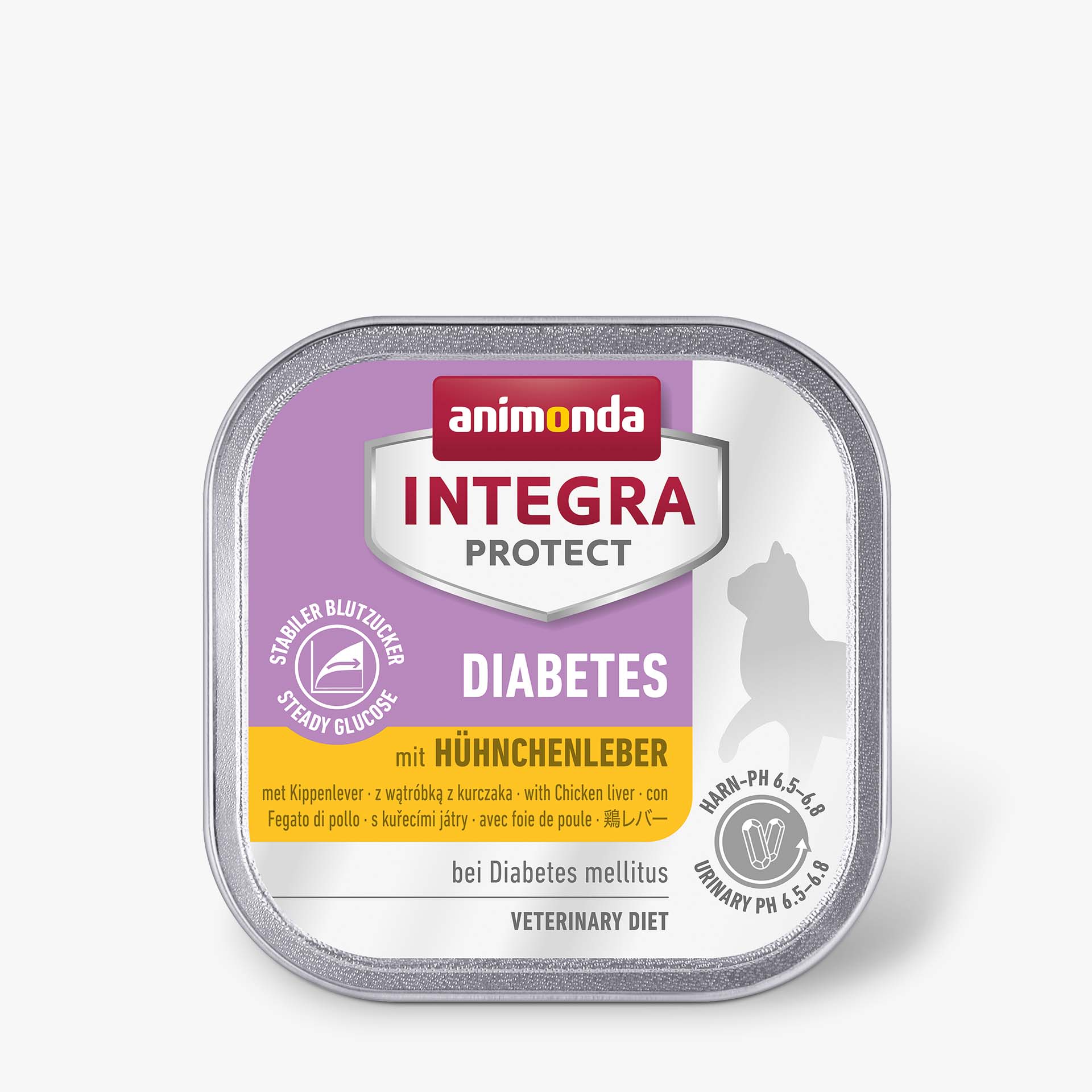 86693 animonda INTEGRA PROTECT Adult Diabetes mit Huehnchenleber Katze Nassfutter