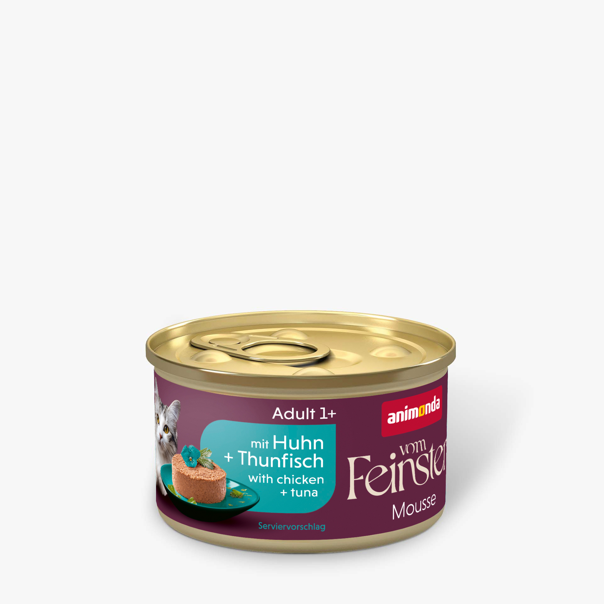 Vom Feinsten Adult Mousse mit Huhn + Thunfisch