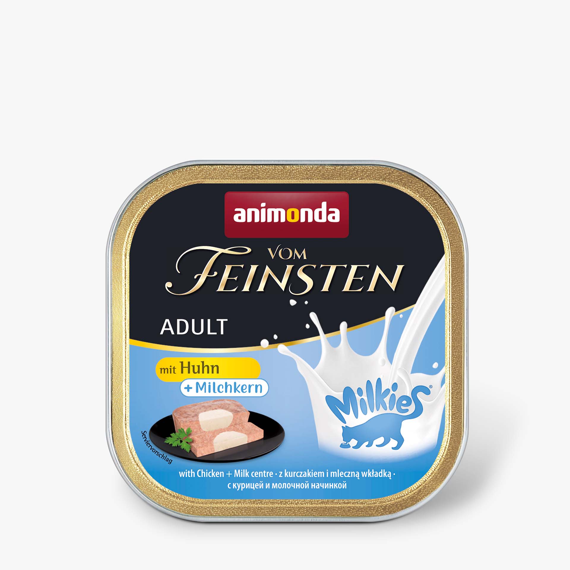 83111 animonda Vom Feinsten Adult mit Milkies Kern mit Huhn und Milchkern Katze Nassfutter