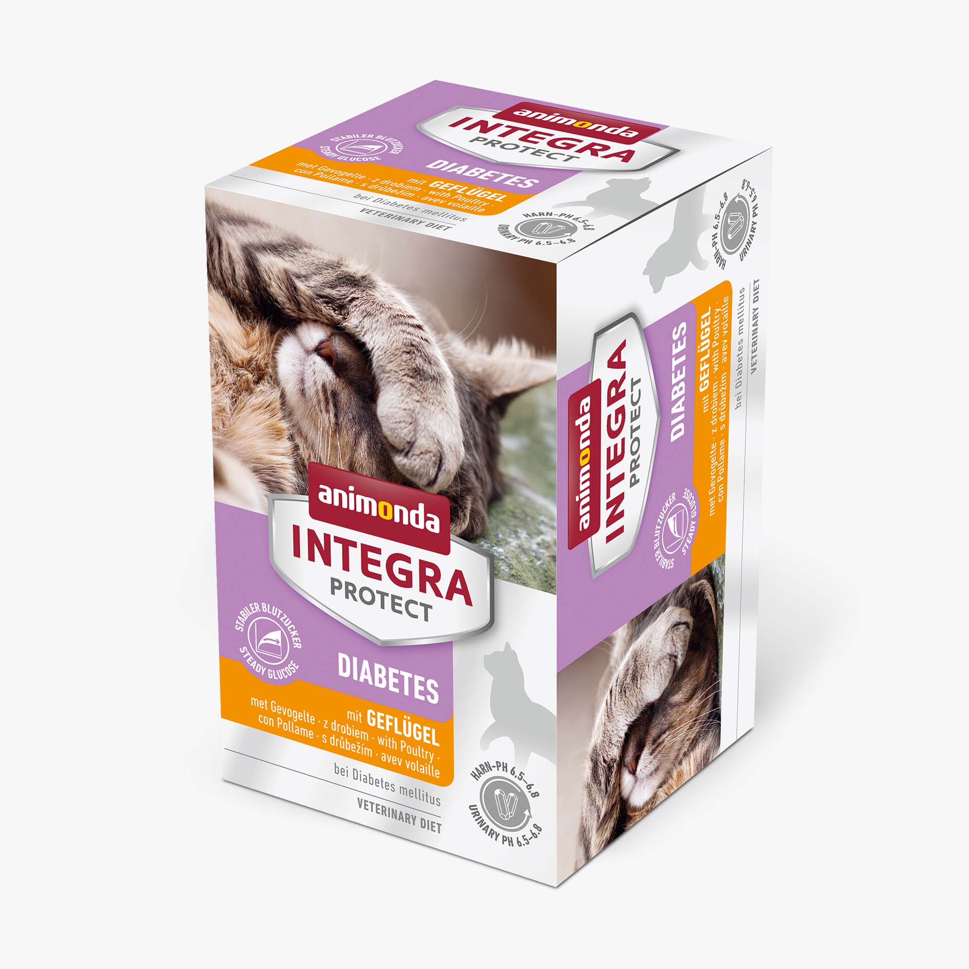 84410 animonda INTEGRA PROTECT Adult Diabetes mit Gefluegel Katze Nassfutter