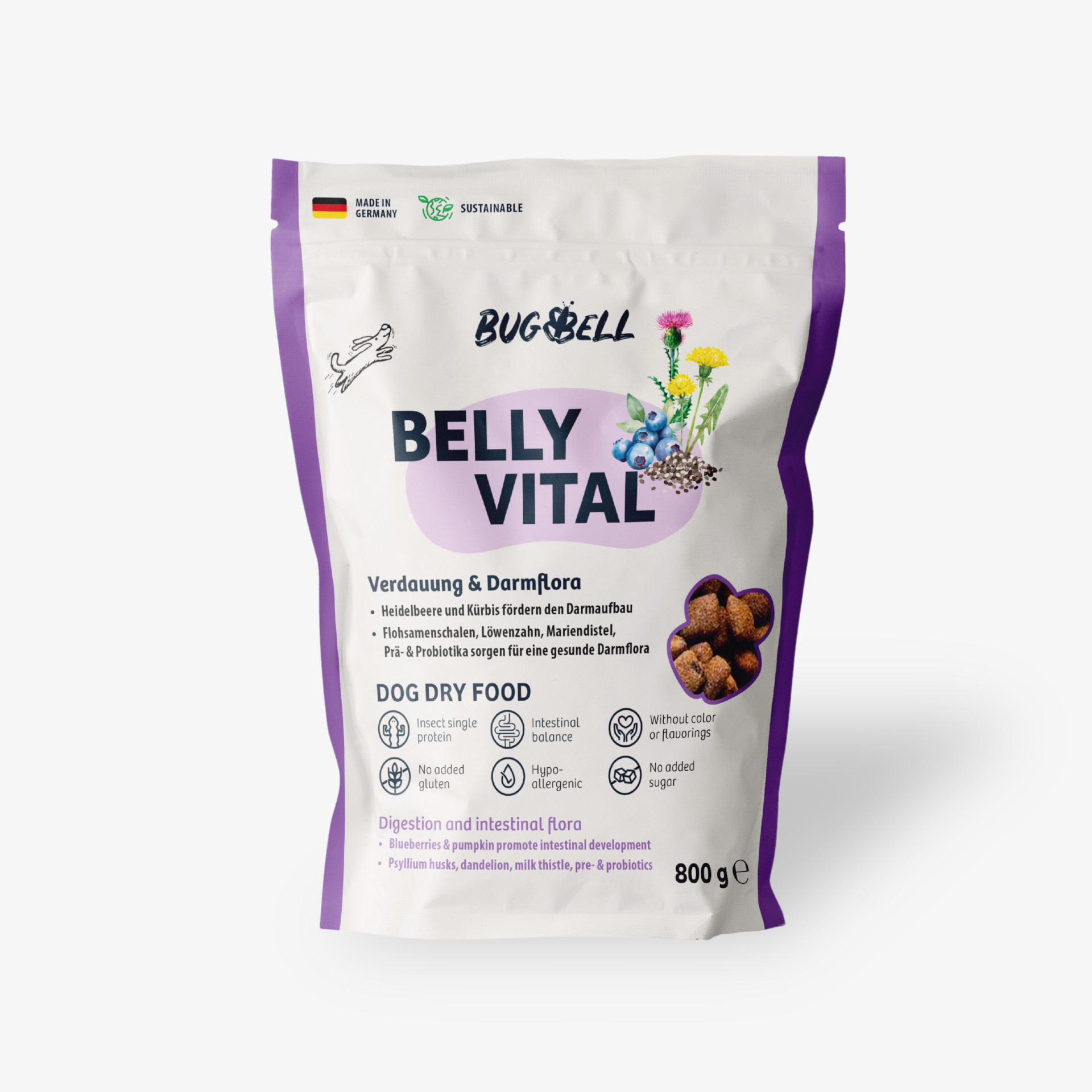 84689 BugBell BugBell Adult Trockenfutter BellyVital Hund Trockenfutter