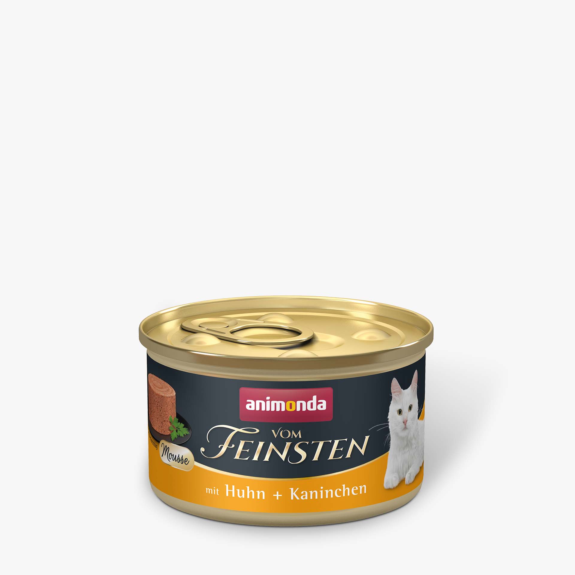 83030 animonda Vom Feinsten Adult Mousse mit Huhn und Kaninchen Katze Nassfutter