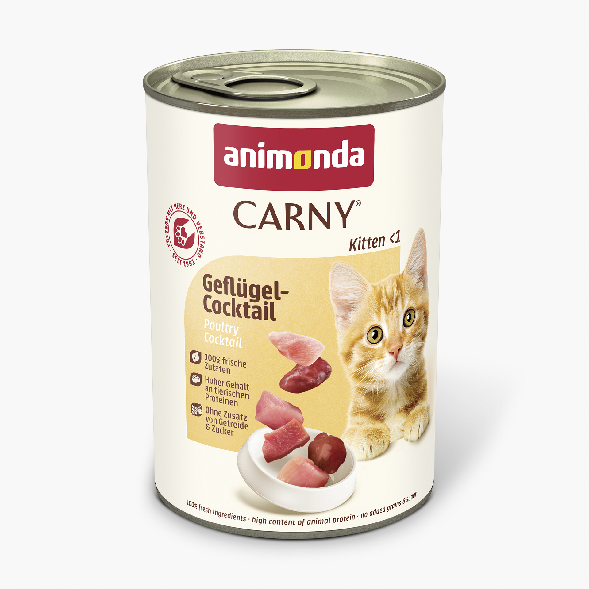 83968 animonda Carny Kitten Gefluegel Cocktail  Katze Nassfutter