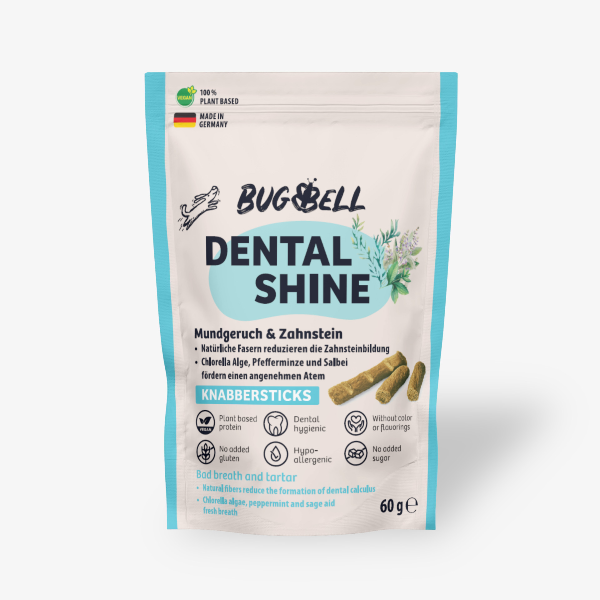 85123 BugBell BugBell Junior  Adult  Senior Knabbersticks DentalShine Hund Snacks