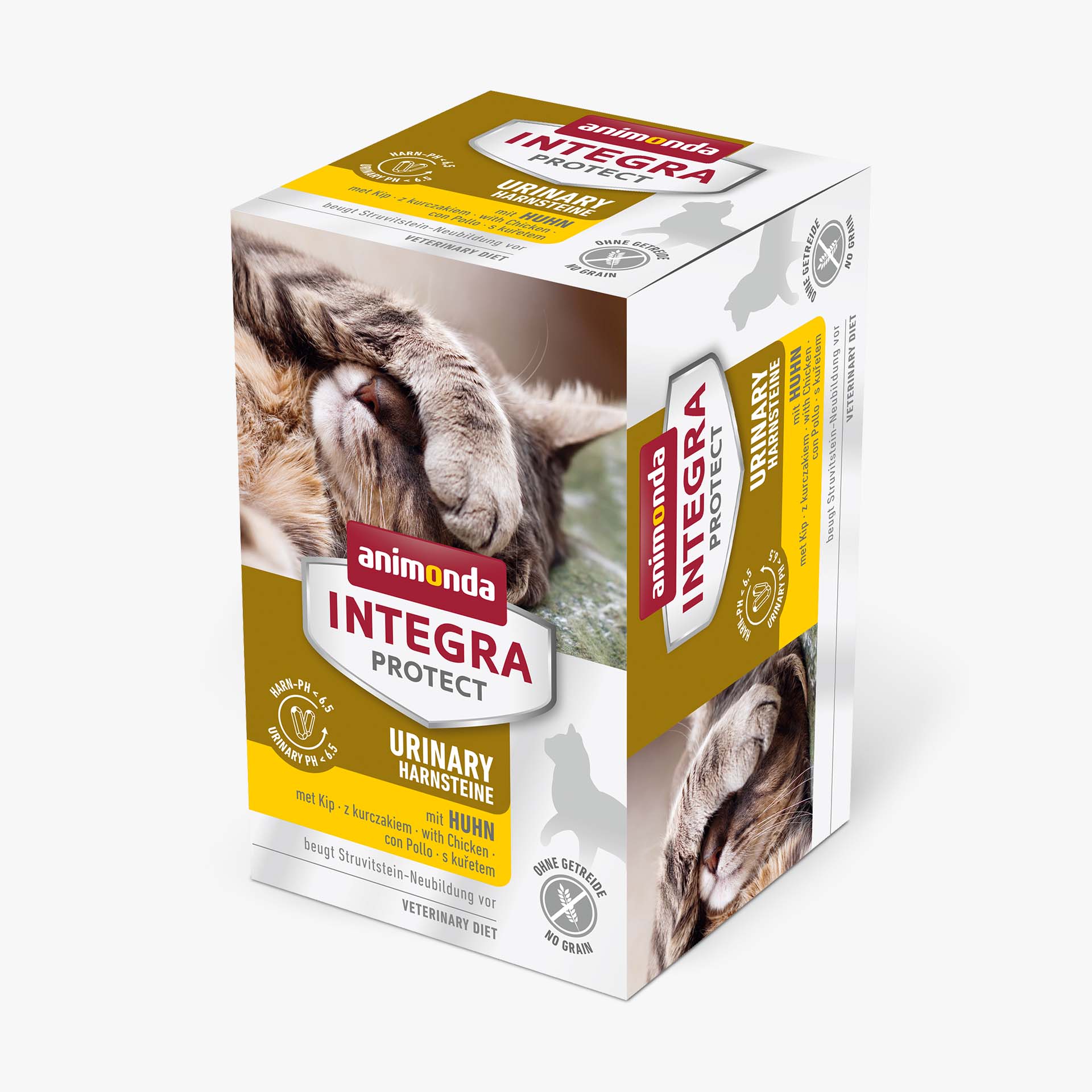 86665 animonda INTEGRA PROTECT Adult Urinary Struvitstein mit Huhn Katze Nassfutter