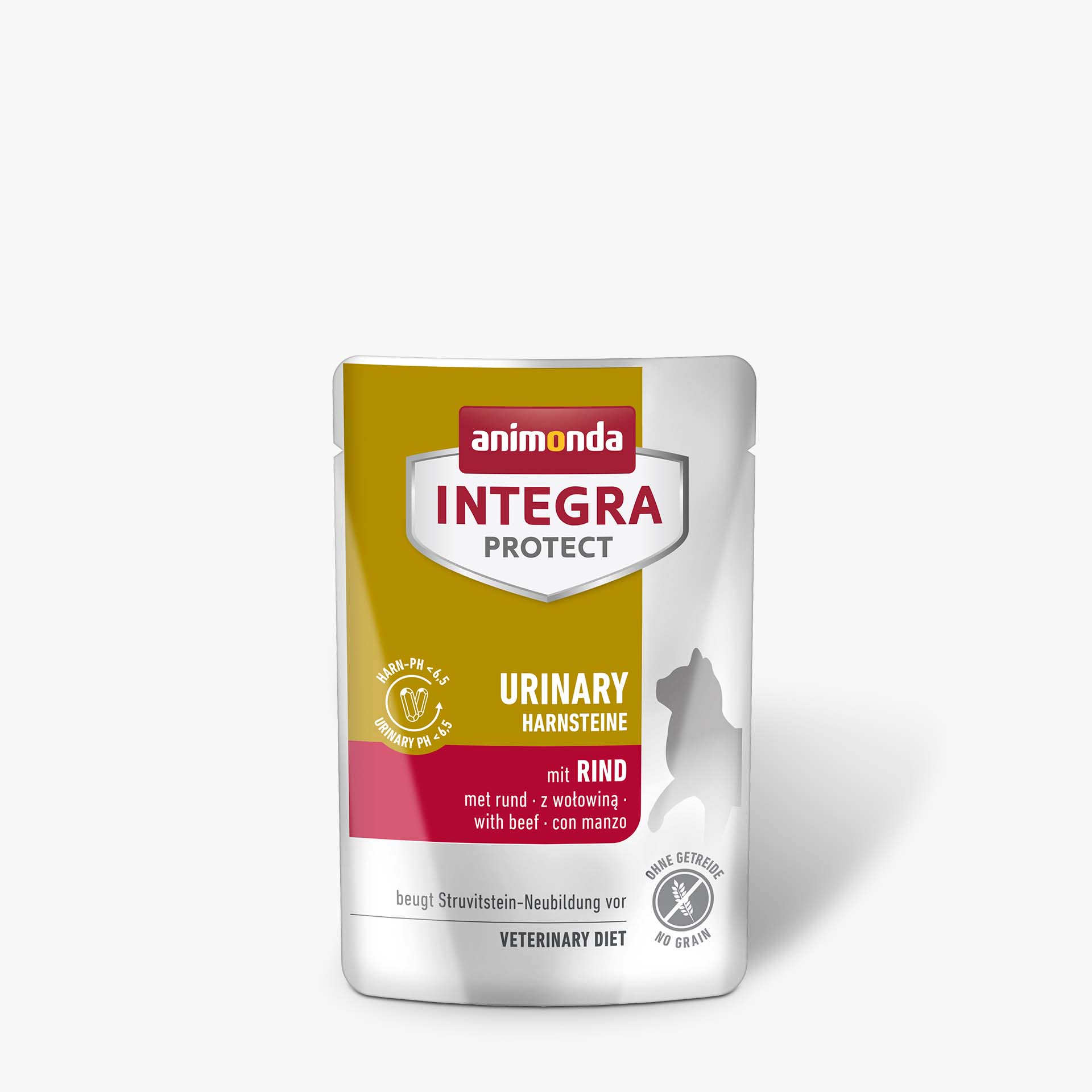 86631 animonda INTEGRA PROTECT Adult Urinary Struvitstein mit Rind Katze Nassfutter